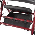 Panana Folding 4-Wheel Rollator with Padded Seat