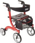 Nitro Rollator Lightweight 4-Wheel Folding Mobility Aid