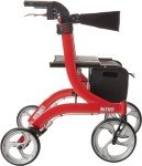 Nitro Rollator Lightweight 4-Wheel Folding Mobility Aid