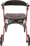 Nitro Rollator Lightweight 4-Wheel Folding Mobility Aid
