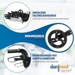 Dunimed Lightweight Foldable Rollator for Seniors