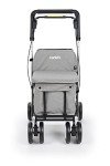 Carlett Grey Shopping Rollator with Fabric Seat