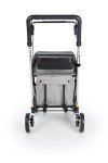 Carlett Grey Shopping Rollator with Fabric Seat
