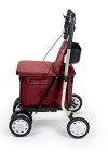Ruby Aluminum Shopping Rollator - 36L Capacity