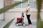 Ruby Aluminum Shopping Rollator - 36L Capacity