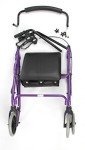Days Lightweight Folding Four-Wheel Walker with Seat