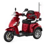 VELECO Draco Red 3-Wheel Mobility Scooter