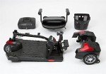 Drive Scout Class 2 Portable 4-Wheel Scooter - Blue
