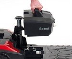 Drive Scout Class 2 Portable 4-Wheel Scooter - Blue