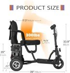 Tripaide 25KM Lightweight Folding Mobility Scooter