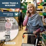 Mobiclinic® Foldable Shopping Trolley with Seat