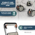 Mobiclinic® Foldable Shopping Trolley with Seat