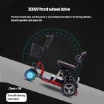 Lightweight 3-Wheel Mobility Scooter for Adults