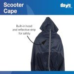 Windproof Waterproof Cape for Wheelchairs and Scooters