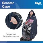 Windproof Waterproof Cape for Wheelchairs and Scooters