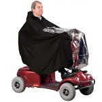 Universal Waterproof Mobility Scooter Rain Poncho Cape