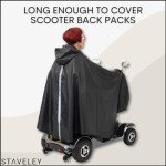 Staveley Waterproof Rain Poncho for Mobility Scooters