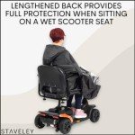 Staveley Waterproof Rain Poncho for Mobility Scooters