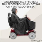Waterproof Rain Poncho for Mobility Scooters & Wheelchairs