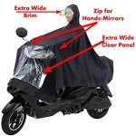 LTG PRO® Waterproof Mobility Scooter Rain Cover (Black)