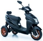 Black 3-Wheeled e-Mobility Scooter Model BEAST