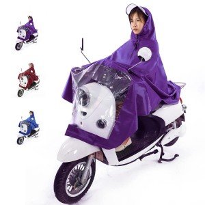 Waterproof Hooded Poncho for Mobility Scooters