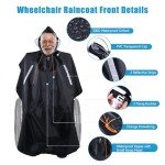 Waterproof Poncho for Wheelchair and Scooter Users