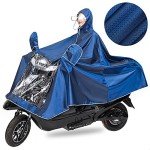 IBLUELOVER Waterproof Rain Poncho for Mobility Scooters