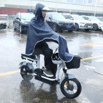 Waterproof Mobility Scooter Cover with Hood - Navy Blue