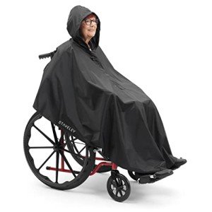 Waterproof Wheelchair Rain Cape Poncho - Unisex