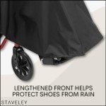 Waterproof Wheelchair Rain Cape Poncho - Unisex