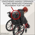Waterproof Wheelchair Rain Cape Poncho - Unisex