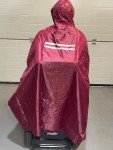 Blue Poncho for Mobility Scooter Riders