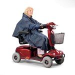 Waterproof Hooded Poncho for Wheelchairs & Scooters