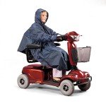 Waterproof Hooded Poncho for Wheelchairs & Scooters