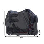 Heavy-Duty Waterproof Mobility Scooter Cover with Elastic Band
