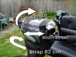 Waterproof Black Tiller Cover for Mobility Scooters