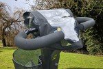 Waterproof Black Tiller Cover for Mobility Scooters