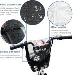 Waterproof Mobility Scooter Control Panel Cover - Black