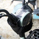 Waterproof Mobility Scooter Tiller Cover with Clear Panel