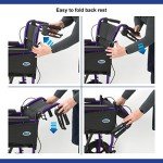 Lightweight Folding Mobility Scooter - Purple