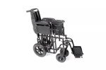 U-GO Atlas Heavy Duty Foldable Wheelchair, 20" Seat