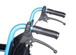 Lightweight Folding Self-Propelled Wheelchair with Brakes