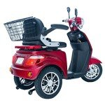 Green Power ZT500 3-Wheel Mobility Scooter Red