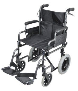 Aidapt Swallow Deluxe Steel Attendant Wheelchair