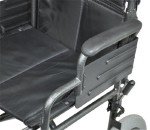 Aidapt Swallow Deluxe Steel Attendant Wheelchair