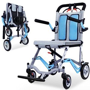 Tripaide Ultra Lightweight Folding Wheelchair for Adults