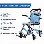 Tripaide Ultra Lightweight Folding Wheelchair for Adults