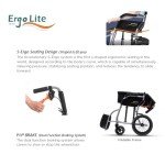 Karma Ergo Lite Lightweight Folding Wheelchair