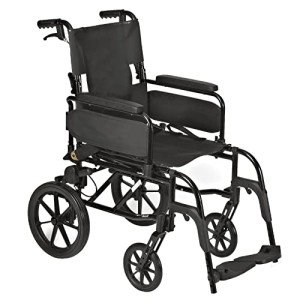 Lightweight Folding Wheelchair with Lapbelt, 18" Seat